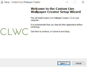 Installer Screenshot 1