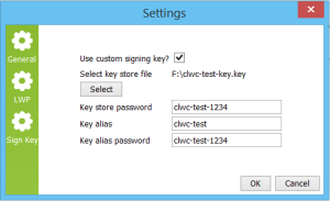 CLWC 3.0 Custom Sign Key