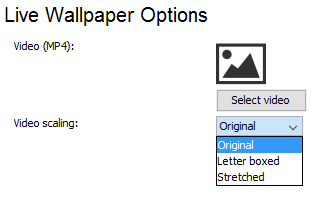 CLWC 4.0 preview - Video Live Wallpaper scaling options